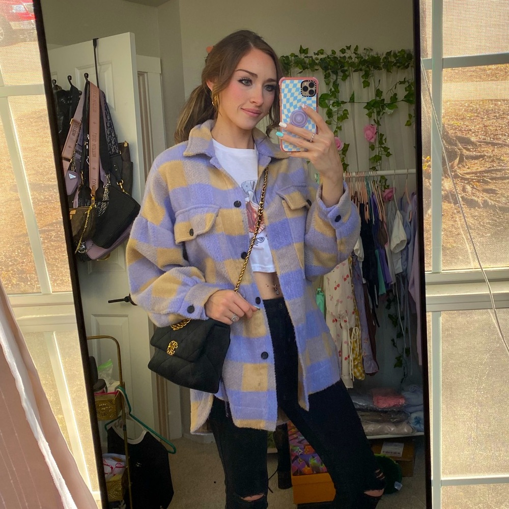 Wool Plaid jacket